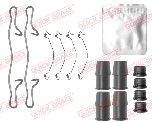 Комплект приладдя, накладка дискового гальма   109-0155   QUICK BRAKE