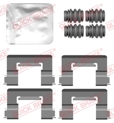 Комплект приладдя, накладка дискового гальма   109-0164   QUICK BRAKE