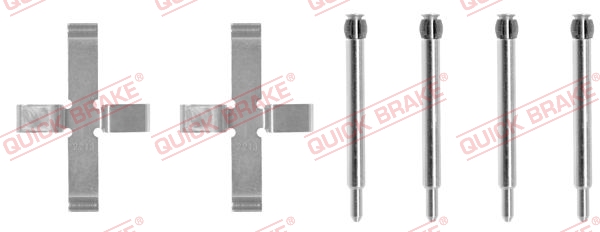 Комплектующие, колодки дискового тормоза   109-0980   QUICK BRAKE