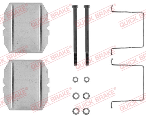 Комплект приладдя, накладка дискового гальма   109-1053   QUICK BRAKE