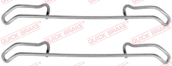 Комплект приладдя, накладка дискового гальма   109-1056   QUICK BRAKE