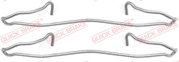 Комплект приладдя, накладка дискового гальма   109-1057   QUICK BRAKE