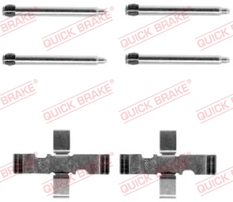 Комплект приладдя, накладка дискового гальма   109-1101   QUICK BRAKE