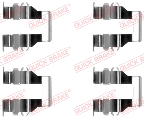 Комплект приладдя, накладка дискового гальма   109-1199   QUICK BRAKE