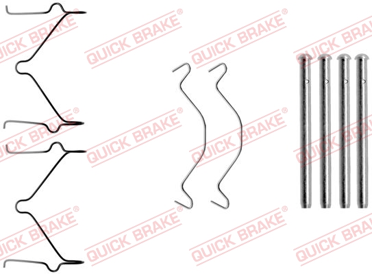 Комплектующие, колодки дискового тормоза   109-1209   QUICK BRAKE