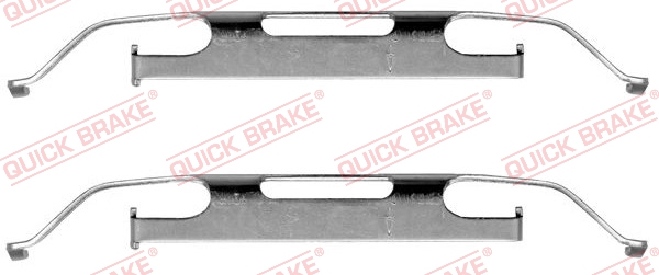 Комплект приладдя, накладка дискового гальма   109-1223   QUICK BRAKE