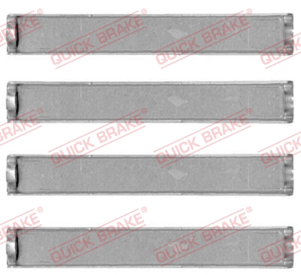 Комплект приладдя, накладка дискового гальма   109-1284   QUICK BRAKE