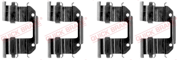 Комплектующие, колодки дискового тормоза   109-1285   QUICK BRAKE