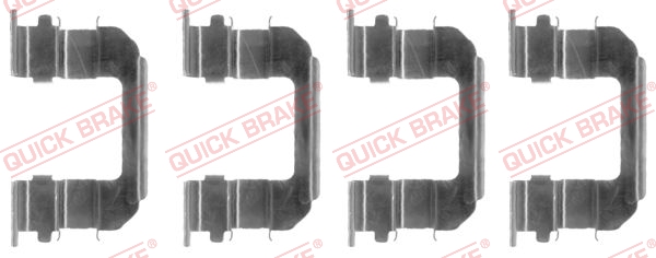 Комплект приладдя, накладка дискового гальма   109-1287   QUICK BRAKE