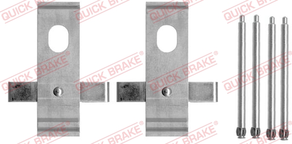 Комплект приладдя, накладка дискового гальма   109-1634   QUICK BRAKE