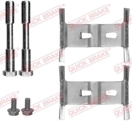 Комплектующие, колодки дискового тормоза   109-1658   QUICK BRAKE