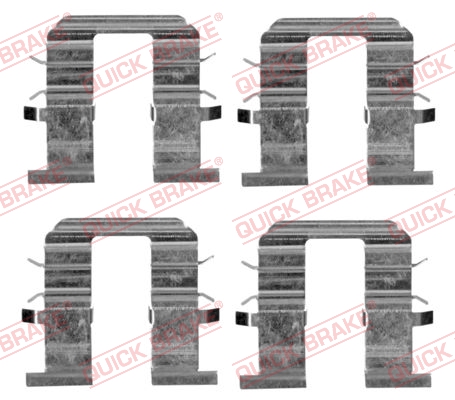 Комплект приладдя, накладка дискового гальма   109-1746   QUICK BRAKE