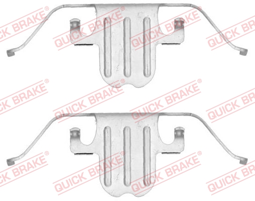 Комплект приладдя, накладка дискового гальма   109-1751   QUICK BRAKE