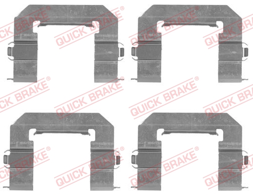 Комплект приладдя, накладка дискового гальма   109-1761   QUICK BRAKE