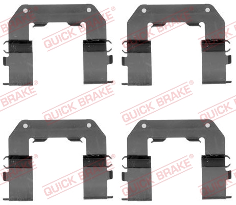 Комплектующие, колодки дискового тормоза   109-1767   QUICK BRAKE