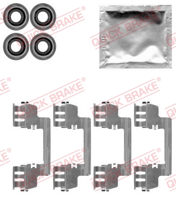 Комплект приладдя, накладка дискового гальма   109-1784   QUICK BRAKE