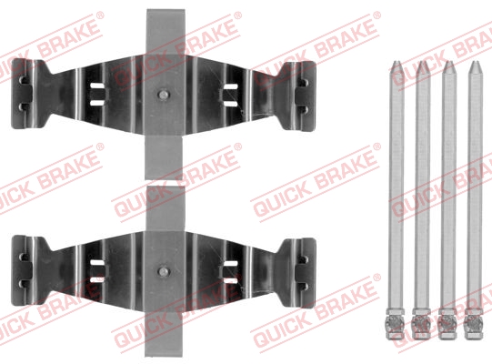 Комплект приладдя, накладка дискового гальма   109-1786   QUICK BRAKE