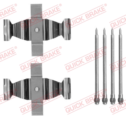 Комплект приладдя, накладка дискового гальма   109-1803   QUICK BRAKE