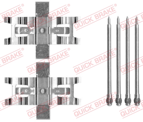 Комплект приладдя, накладка дискового гальма   109-1805   QUICK BRAKE