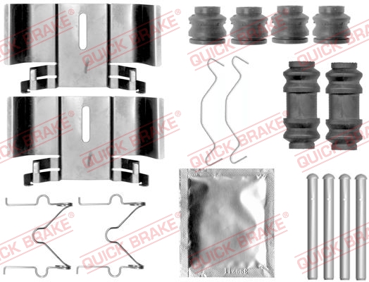 Комплектующие, колодки дискового тормоза   109-1836   QUICK BRAKE