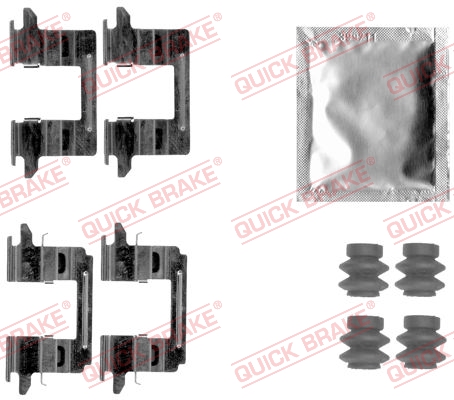 Комплект приладдя, накладка дискового гальма   109-1841   QUICK BRAKE