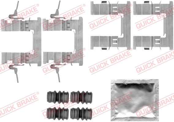 Комплектующие, колодки дискового тормоза   109-1842   QUICK BRAKE