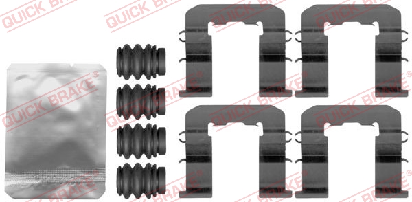 Комплект приладдя, накладка дискового гальма   109-1893   QUICK BRAKE