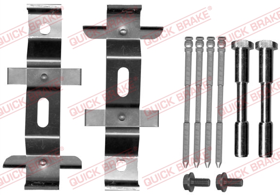 Комплект приладдя, накладка дискового гальма   109-1894   QUICK BRAKE