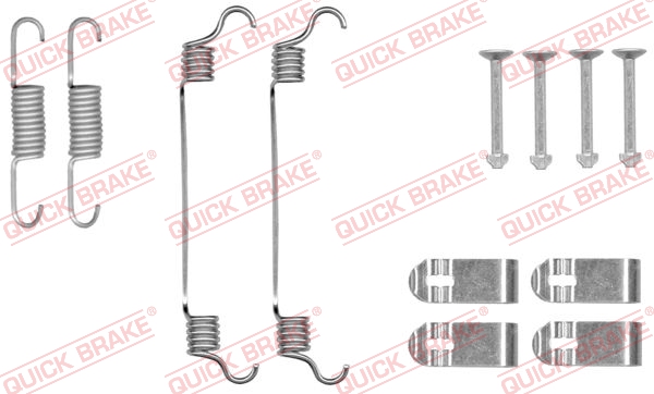 Комплект приладдя, колодка стоянкового гальма   105-0019   QUICK BRAKE