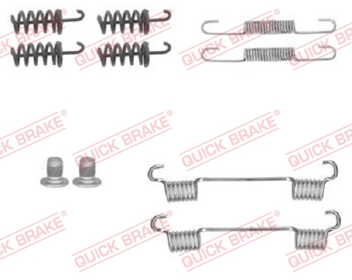 Комплектующие, стояночная тормозная система   105-0874   QUICK BRAKE