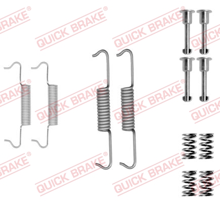 Комплект приладдя, колодка стоянкового гальма   105-0877   QUICK BRAKE