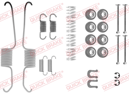 Комплект приладдя, гальмівна колодка   105-0003   QUICK BRAKE