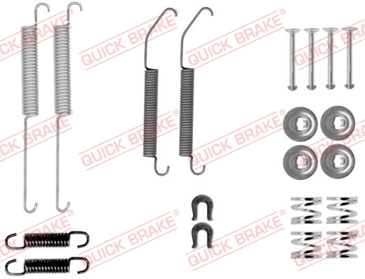 Комплект приладдя, гальмівна колодка   105-0033   QUICK BRAKE