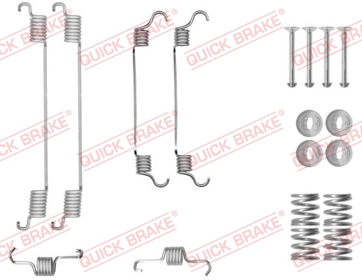 Комплектующие, тормозная колодка   105-0034   QUICK BRAKE