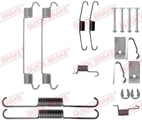 Комплектующие, тормозная колодка   105-0038   QUICK BRAKE