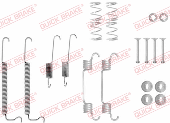 Комплектующие, тормозная колодка   105-0043   QUICK BRAKE