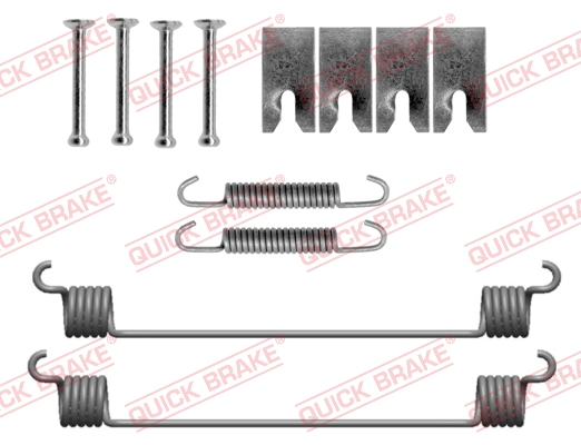 Комплект приладдя, гальмівна колодка   105-0056   QUICK BRAKE