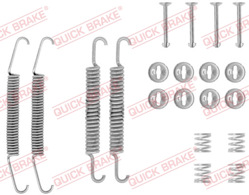 Комплект приладдя, гальмівна колодка   105-0548   QUICK BRAKE