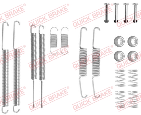 Комплект приладдя, гальмівна колодка   105-0598   QUICK BRAKE