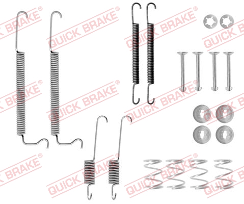 Комплект приладдя, гальмівна колодка   105-0628   QUICK BRAKE