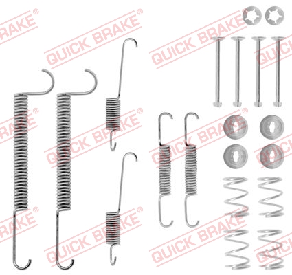 Комплект приладдя, гальмівна колодка   105-0630   QUICK BRAKE