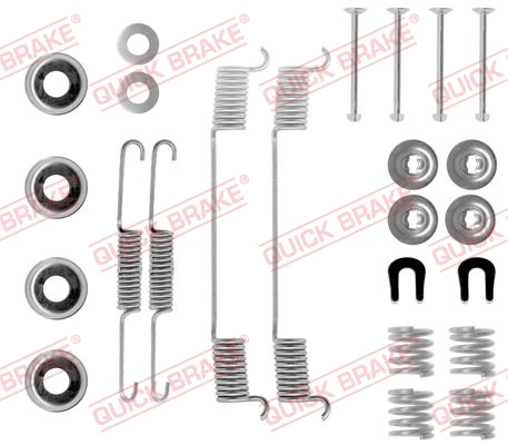 Комплектующие, тормозная колодка   105-0635   QUICK BRAKE