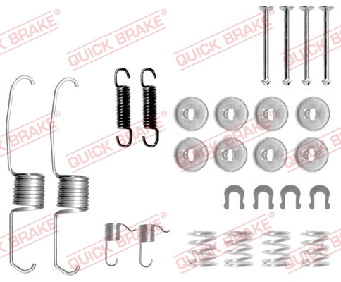 Комплект приладдя, гальмівна колодка   105-0637   QUICK BRAKE