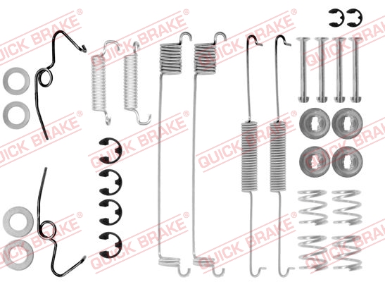 Комплект приладдя, гальмівна колодка   105-0641   QUICK BRAKE