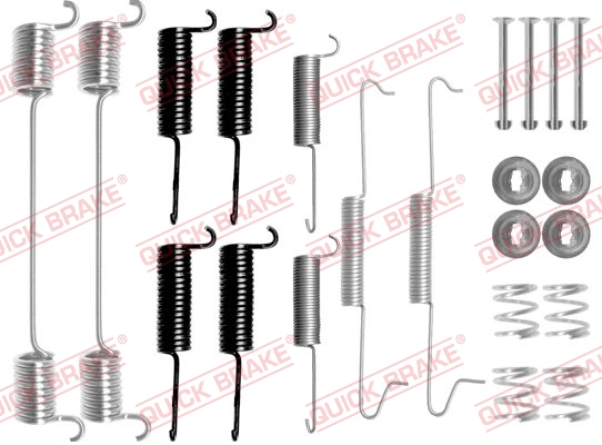 Комплектующие, тормозная колодка   105-0648   QUICK BRAKE