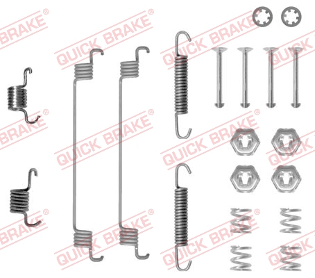 Комплект приладдя, гальмівна колодка   105-0651   QUICK BRAKE