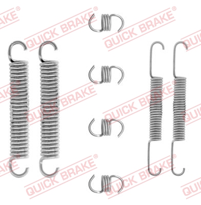 Комплект приладдя, гальмівна колодка   105-0662   QUICK BRAKE