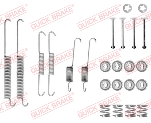 Комплектующие, тормозная колодка   105-0678   QUICK BRAKE