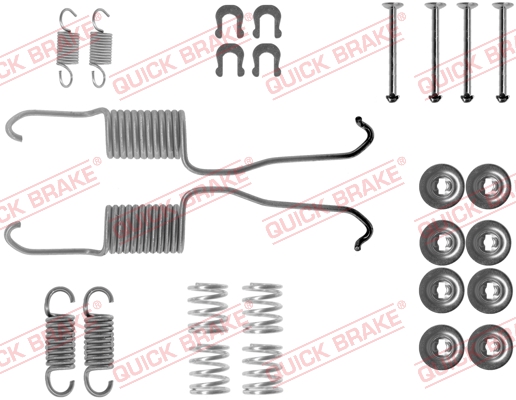 Комплект приладдя, гальмівна колодка   105-0684   QUICK BRAKE