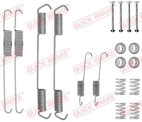 Комплектующие, тормозная колодка   105-0689   QUICK BRAKE